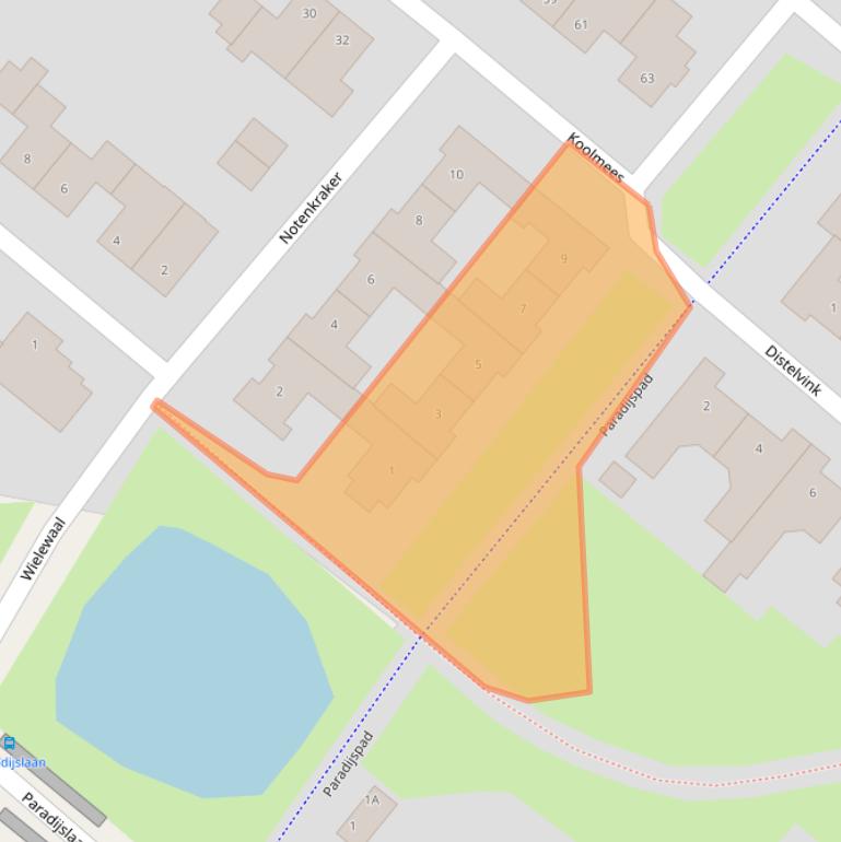 Kaart van postcodegebied 4822PS.