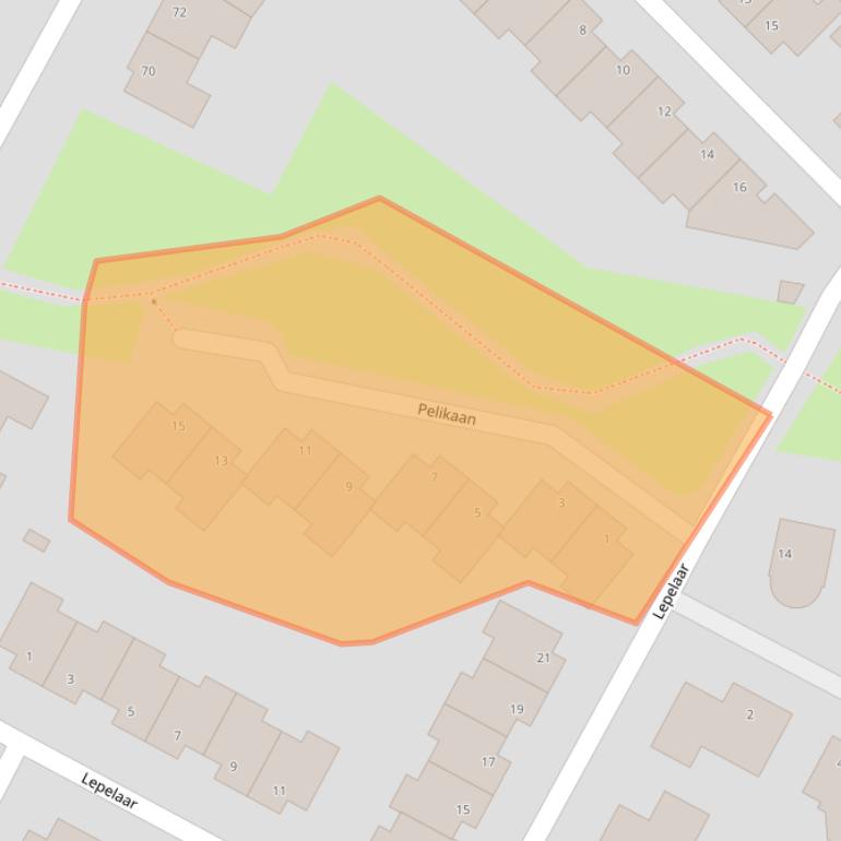 Kaart van postcodegebied 4822RM.