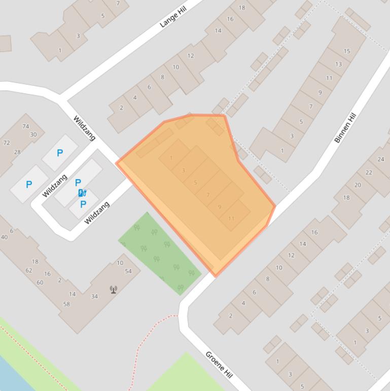 Kaart van postcodegebied 4822RV.