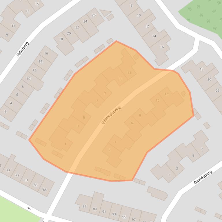 Kaart van postcodegebied 4822SC.