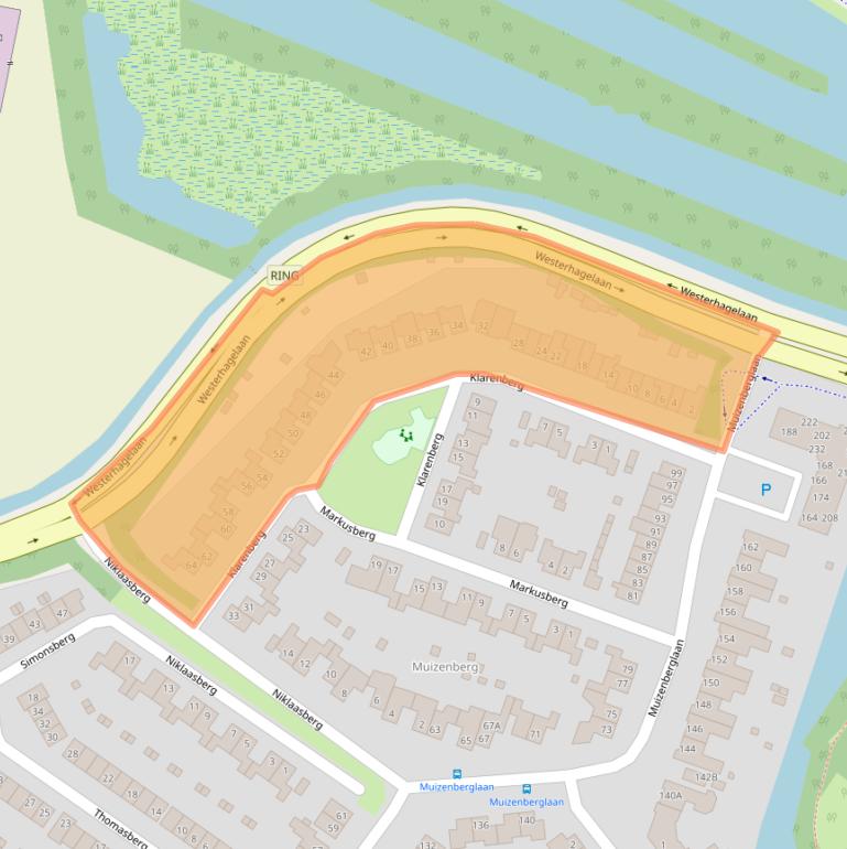 Kaart van postcodegebied 4822SH.