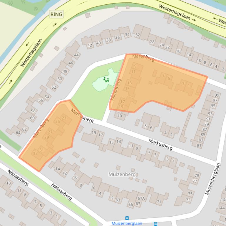 Kaart van postcodegebied 4822SJ.