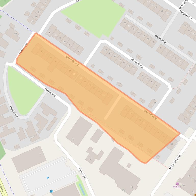 Kaart van postcodegebied 4822TB.