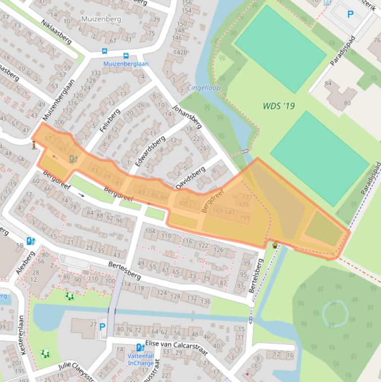 Kaart van postcodegebied 4822TR.