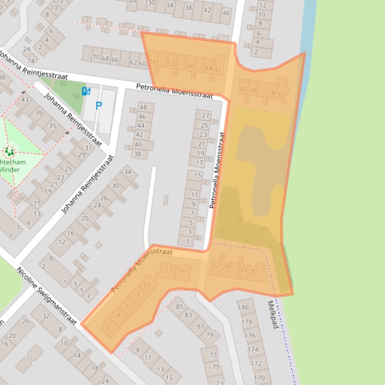 Kaart van postcodegebied 4822VE.