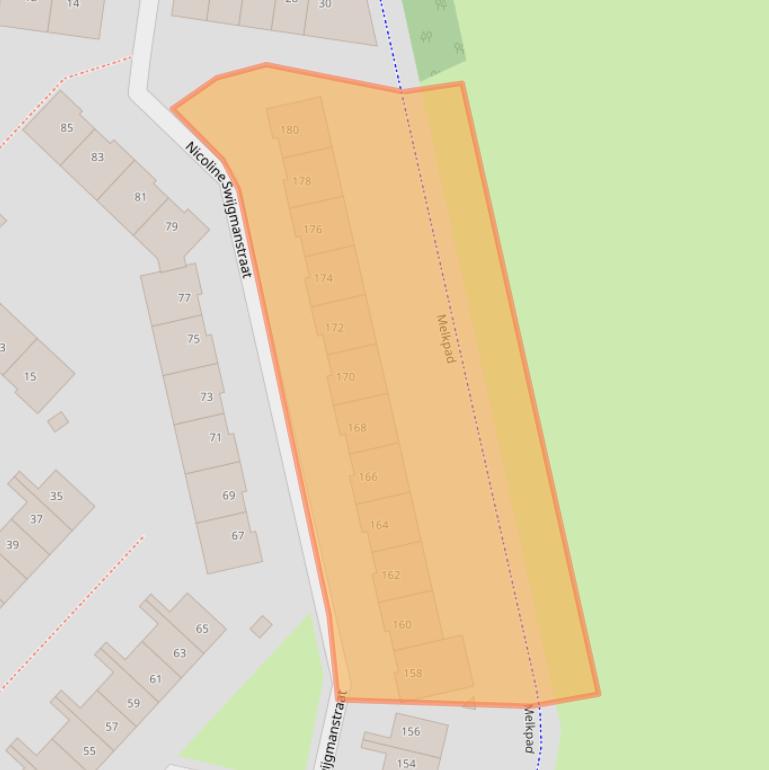 Kaart van postcodegebied 4822VL.