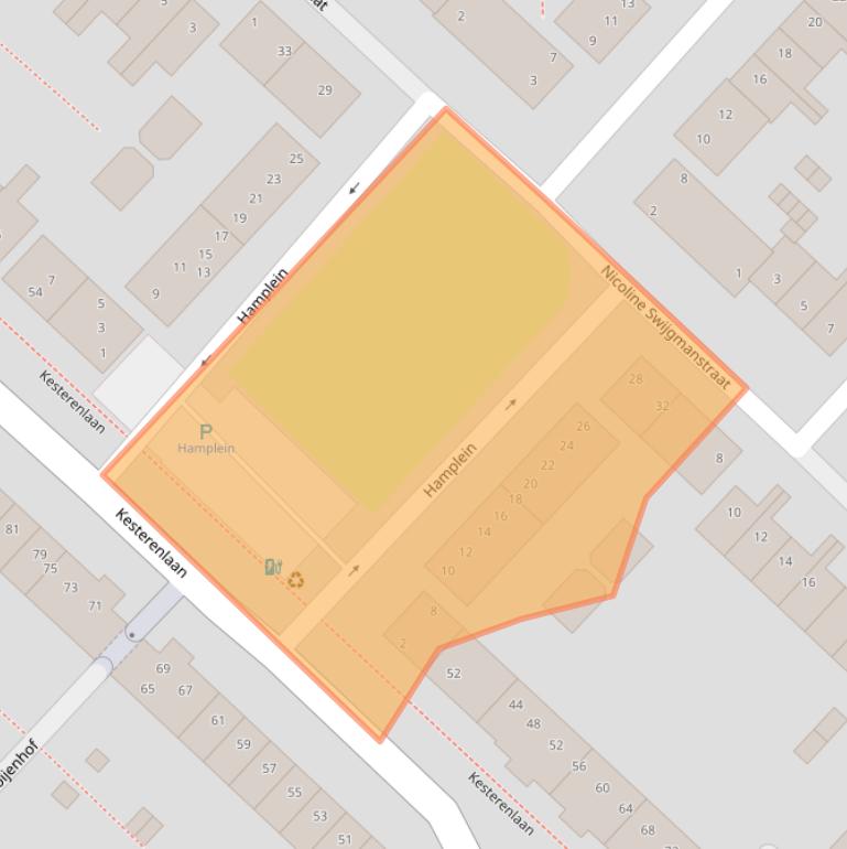 Kaart van postcodegebied 4822VS.