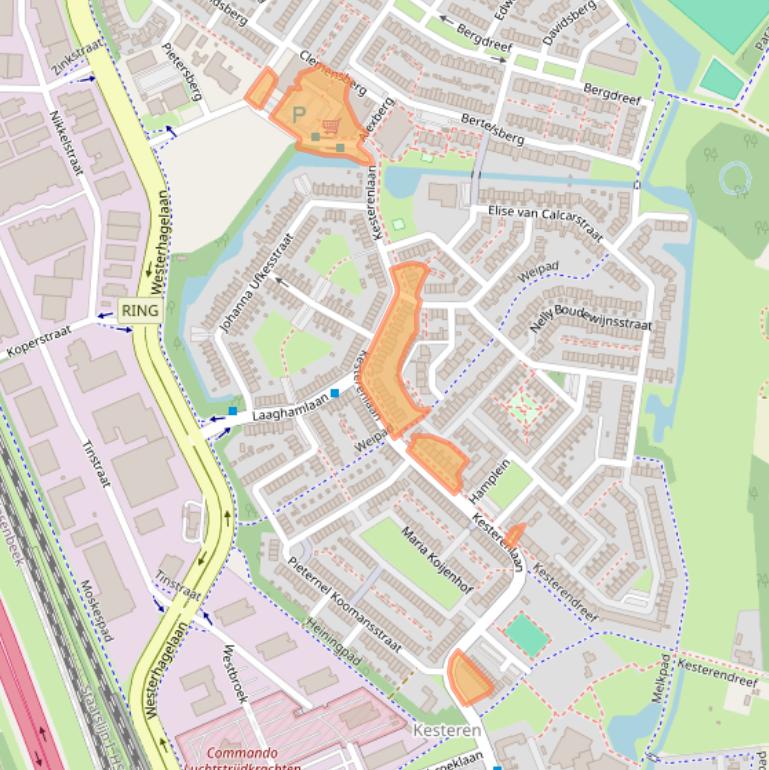 Kaart van postcodegebied 4822WK.