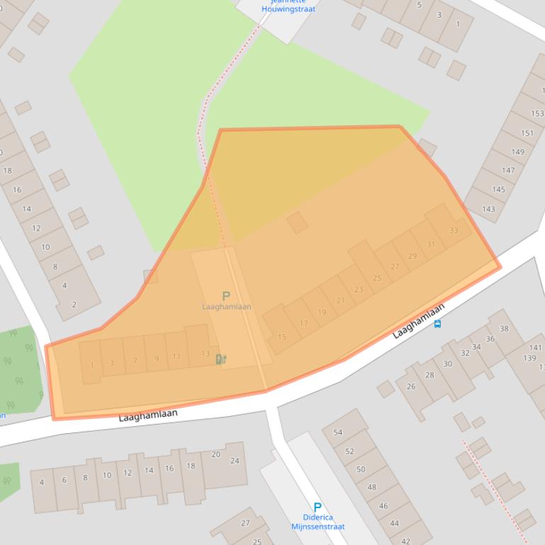 Kaart van postcodegebied 4822WS.