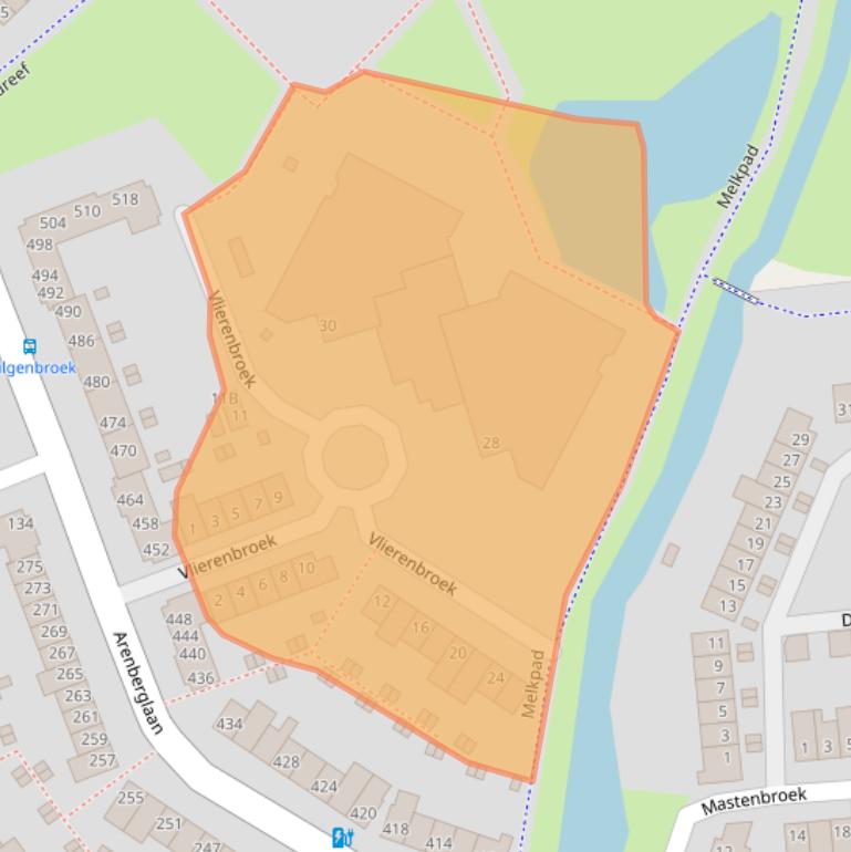 Kaart van postcodegebied 4822XM.