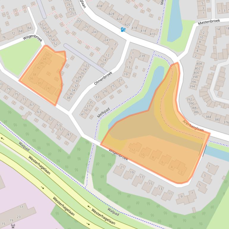 Kaart van postcodegebied 4822XN.
