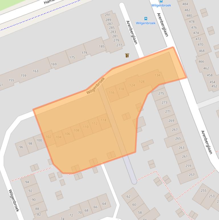 Kaart van postcodegebied 4822XR.