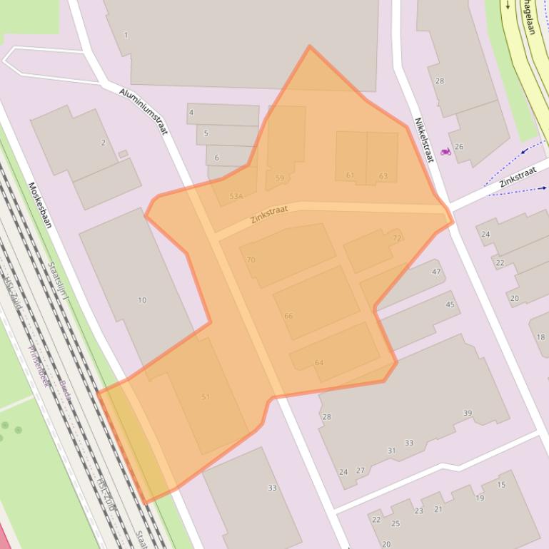 Kaart van postcodegebied 4823AC.