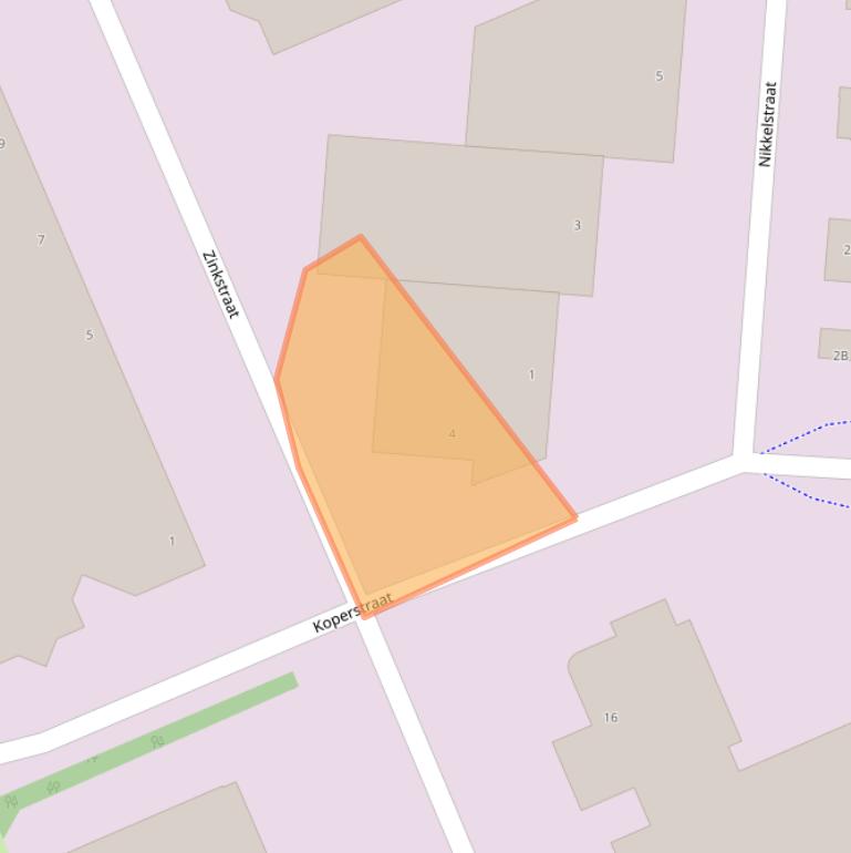 Kaart van postcodegebied 4823AG.