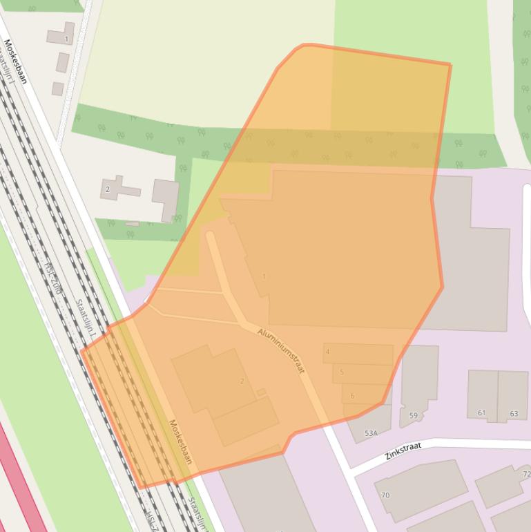 Kaart van postcodegebied 4823AL.