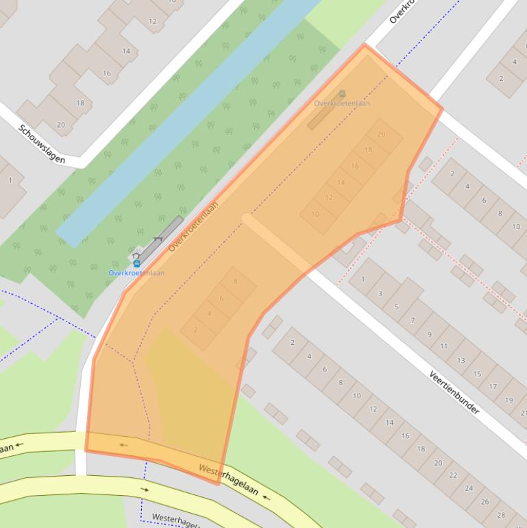 Kaart van postcodegebied 4823BA.