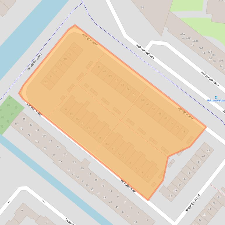 Kaart van postcodegebied 4823BG.