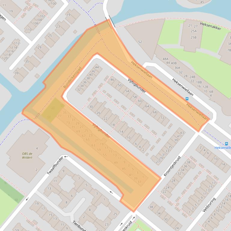 Kaart van postcodegebied 4823BH.