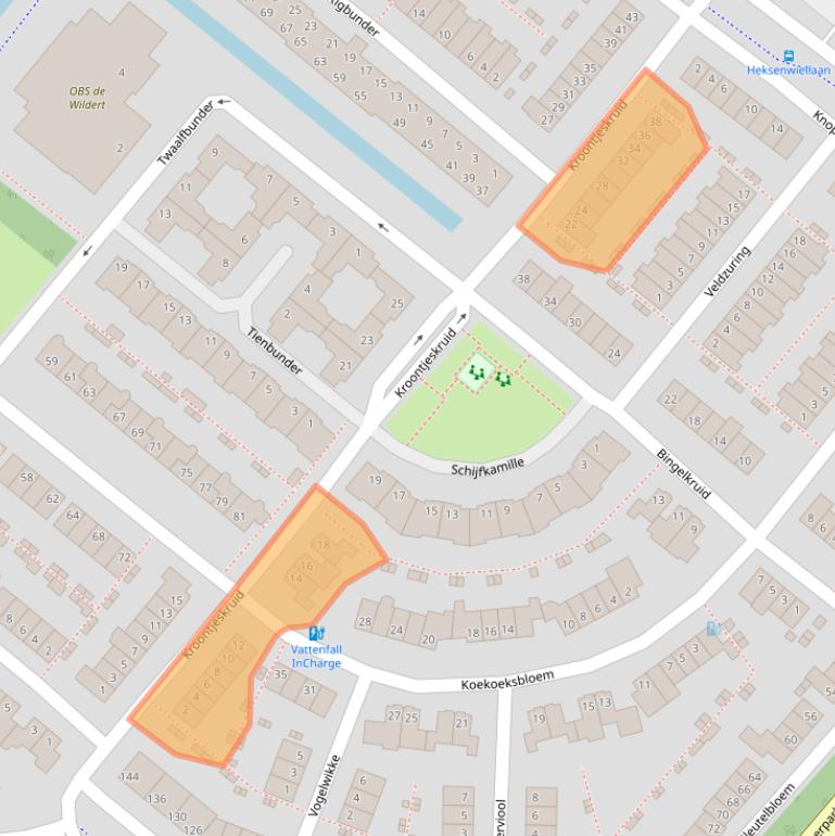 Kaart van postcodegebied 4823CM.