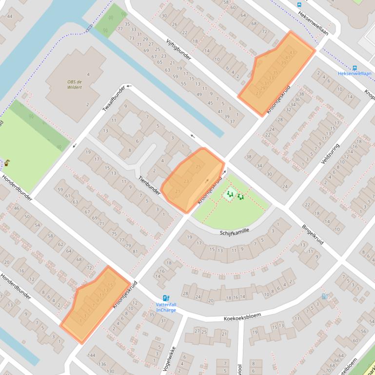 Kaart van postcodegebied 4823CN.