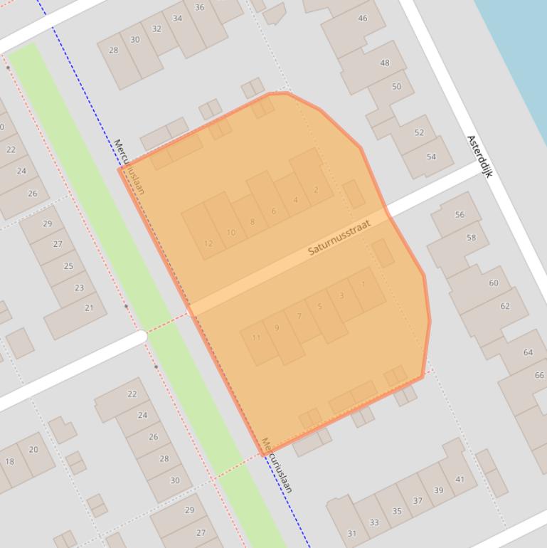 Kaart van postcodegebied 4823EC.