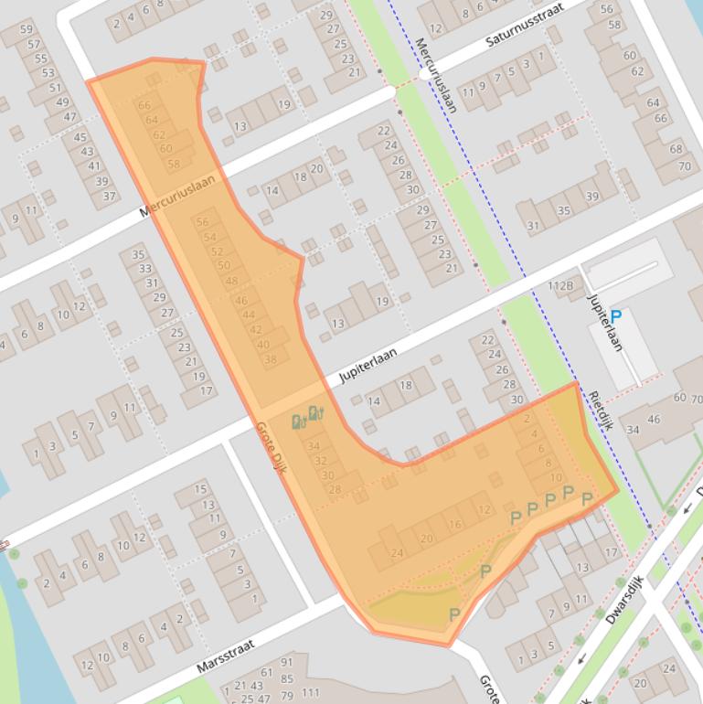 Kaart van postcodegebied 4823EG.