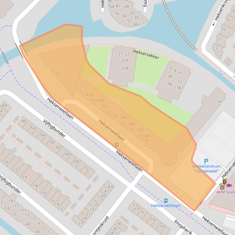 Kaart van postcodegebied 4823HA.