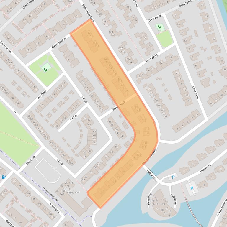 Kaart van postcodegebied 4823HD.