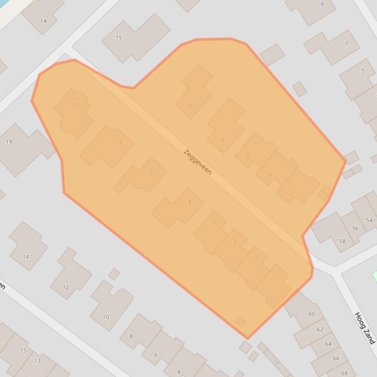 Kaart van postcodegebied 4823HM.