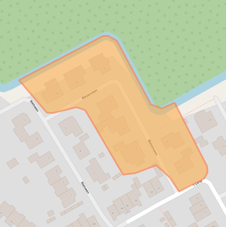 Kaart van postcodegebied 4823HN.