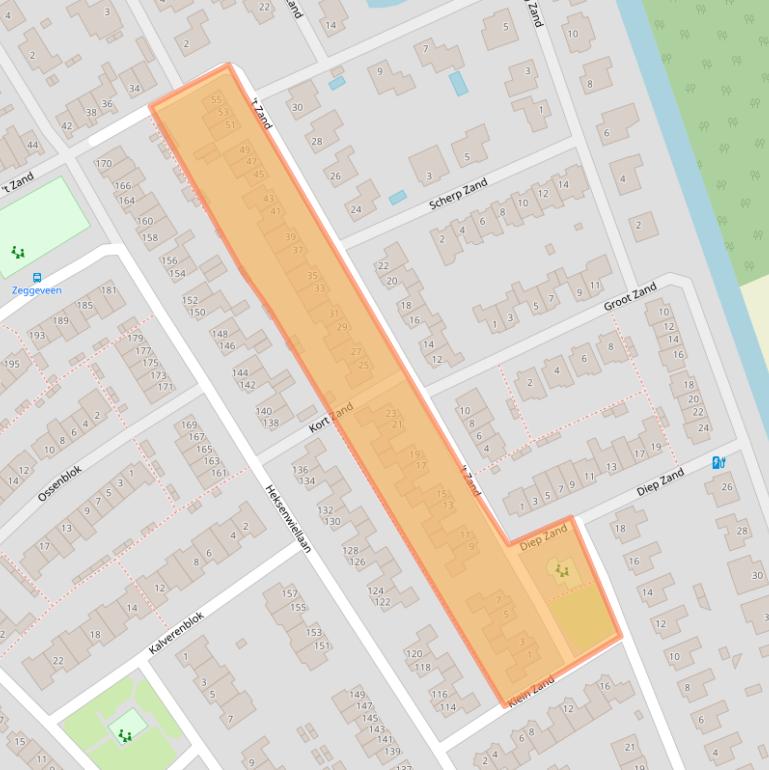 Kaart van postcodegebied 4823HR.