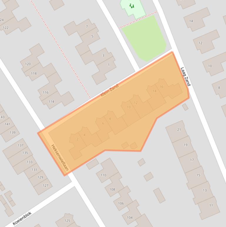 Kaart van postcodegebied 4823HZ.