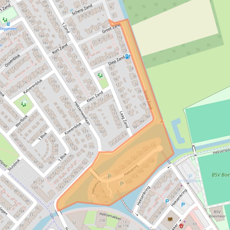 Kaart van postcodegebied 4823JW.