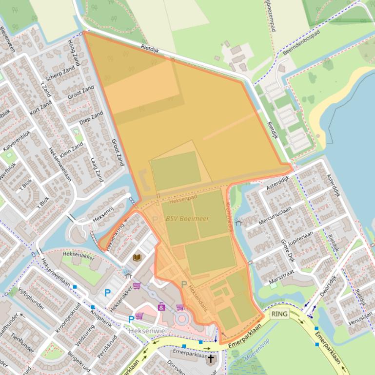 Kaart van postcodegebied 4823JX.