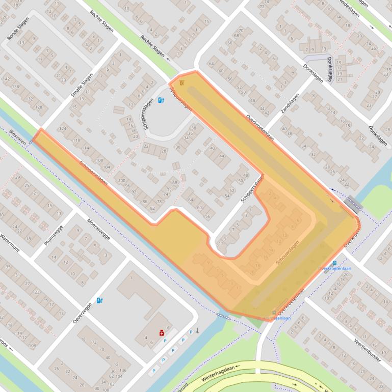 Kaart van postcodegebied 4823LA.