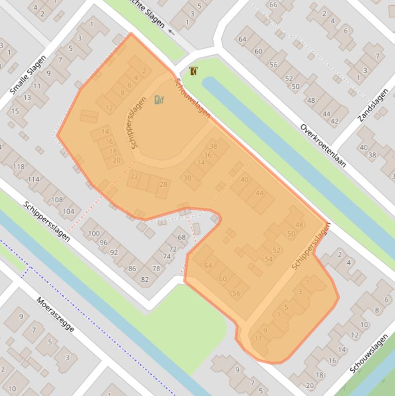 Kaart van postcodegebied 4823LB.