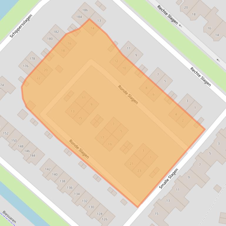 Kaart van postcodegebied 4823LG.