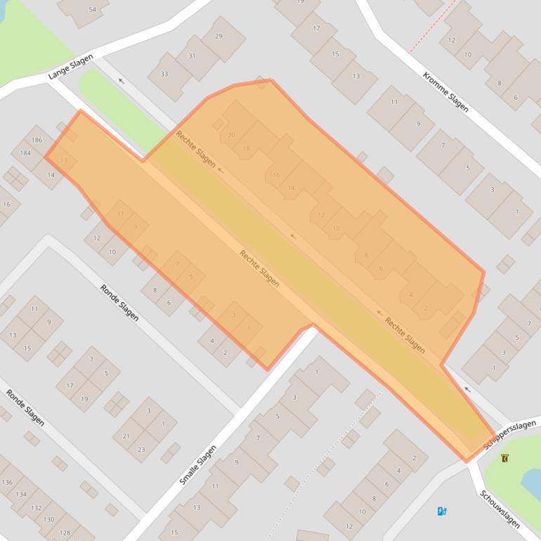 Kaart van postcodegebied 4823LH.