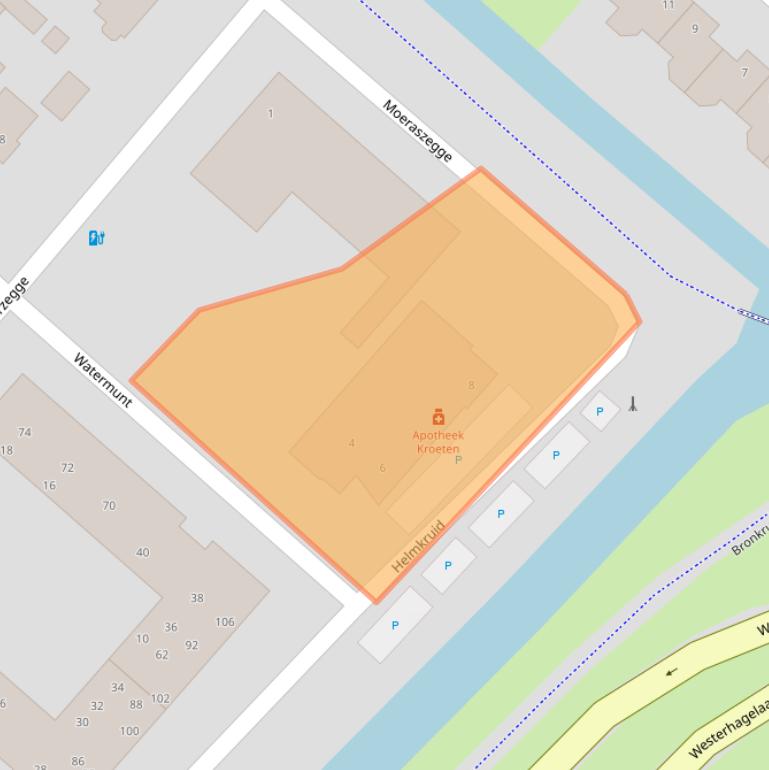 Kaart van postcodegebied 4823MK.