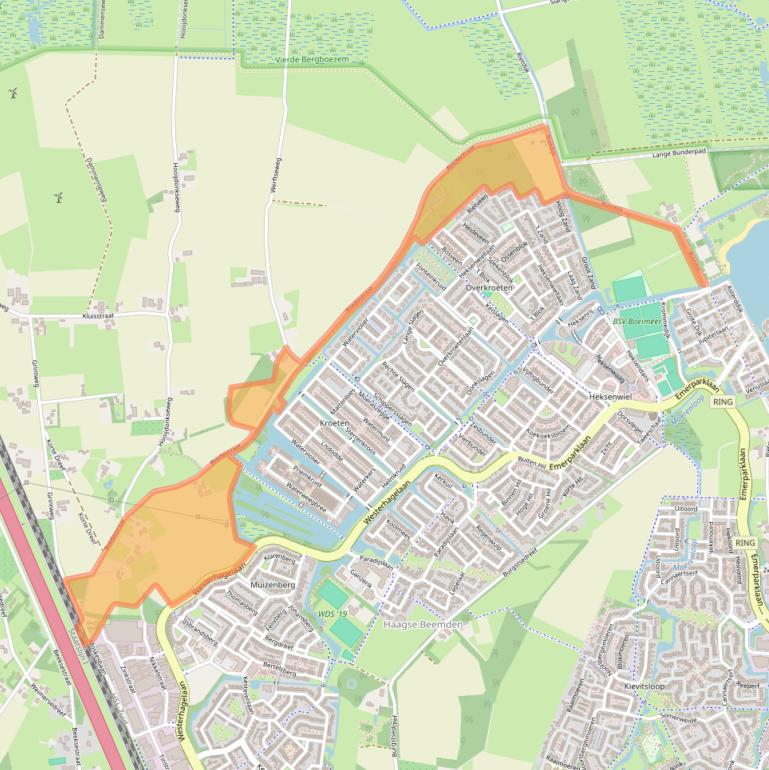 Kaart van postcodegebied 4823ZA.