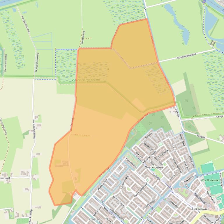 Kaart van postcodegebied 4823ZG.