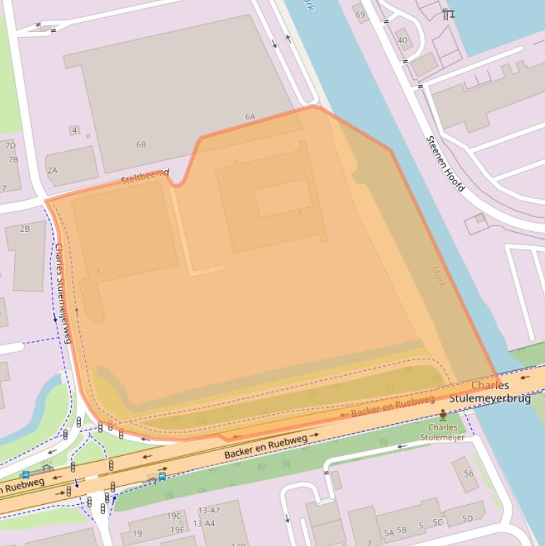 Kaart van postcodegebied 4824AP.