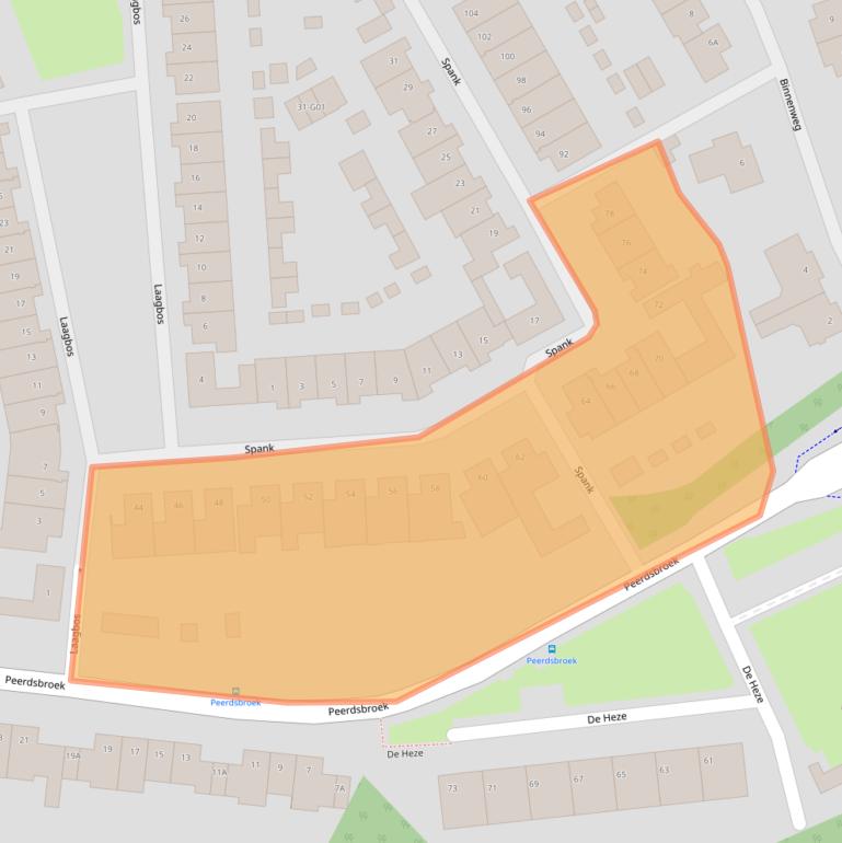 Kaart van postcodegebied 4824BG.