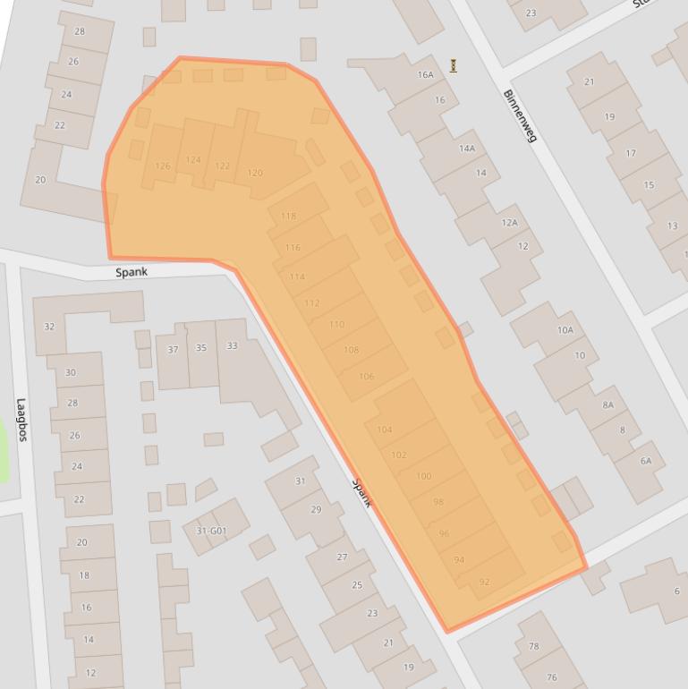 Kaart van postcodegebied 4824BH.