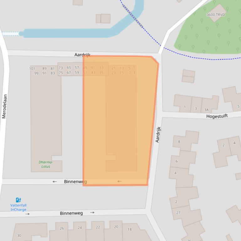 Kaart van postcodegebied 4824BS.