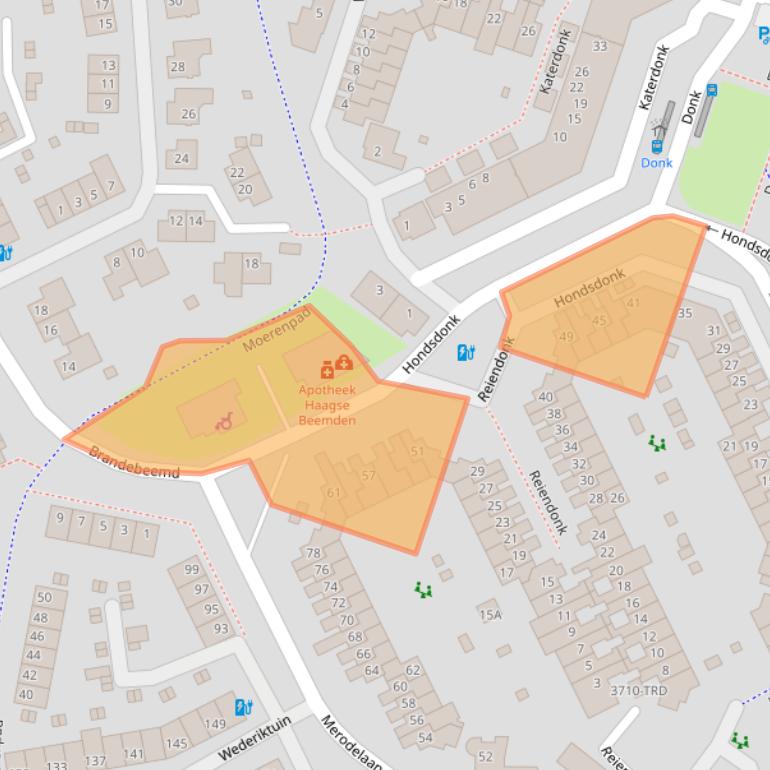 Kaart van postcodegebied 4824CG.