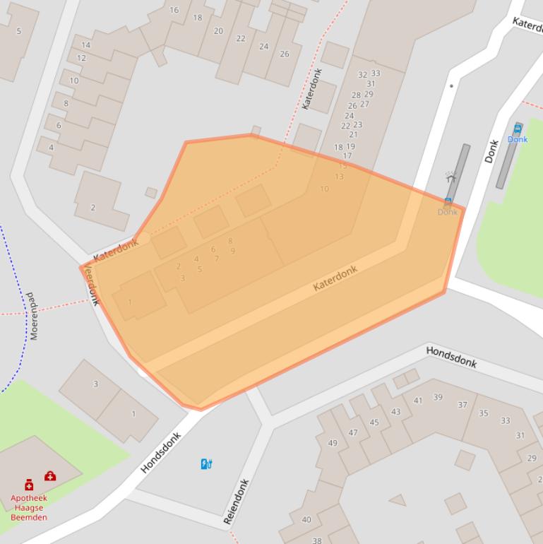 Kaart van postcodegebied 4824CN.