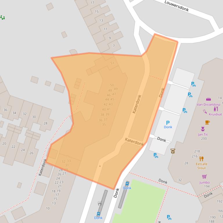 Kaart van postcodegebied 4824CR.