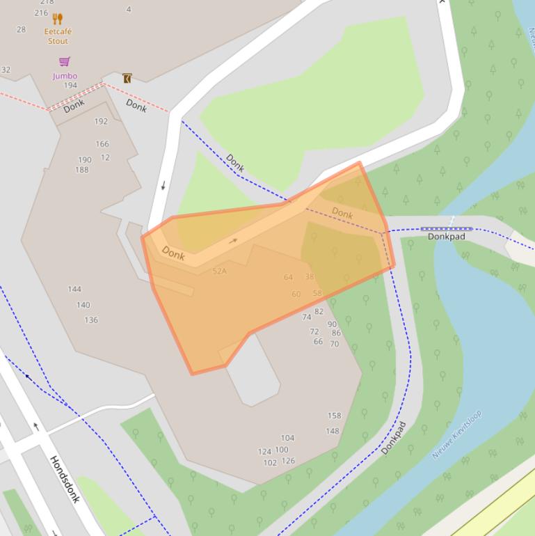 Kaart van postcodegebied 4824CV.