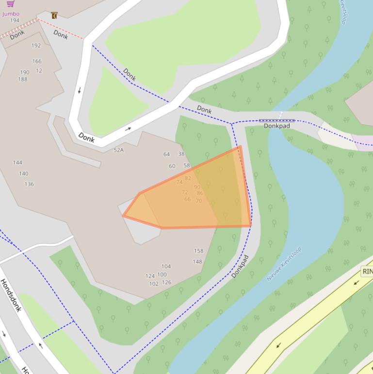 Kaart van postcodegebied 4824CW.